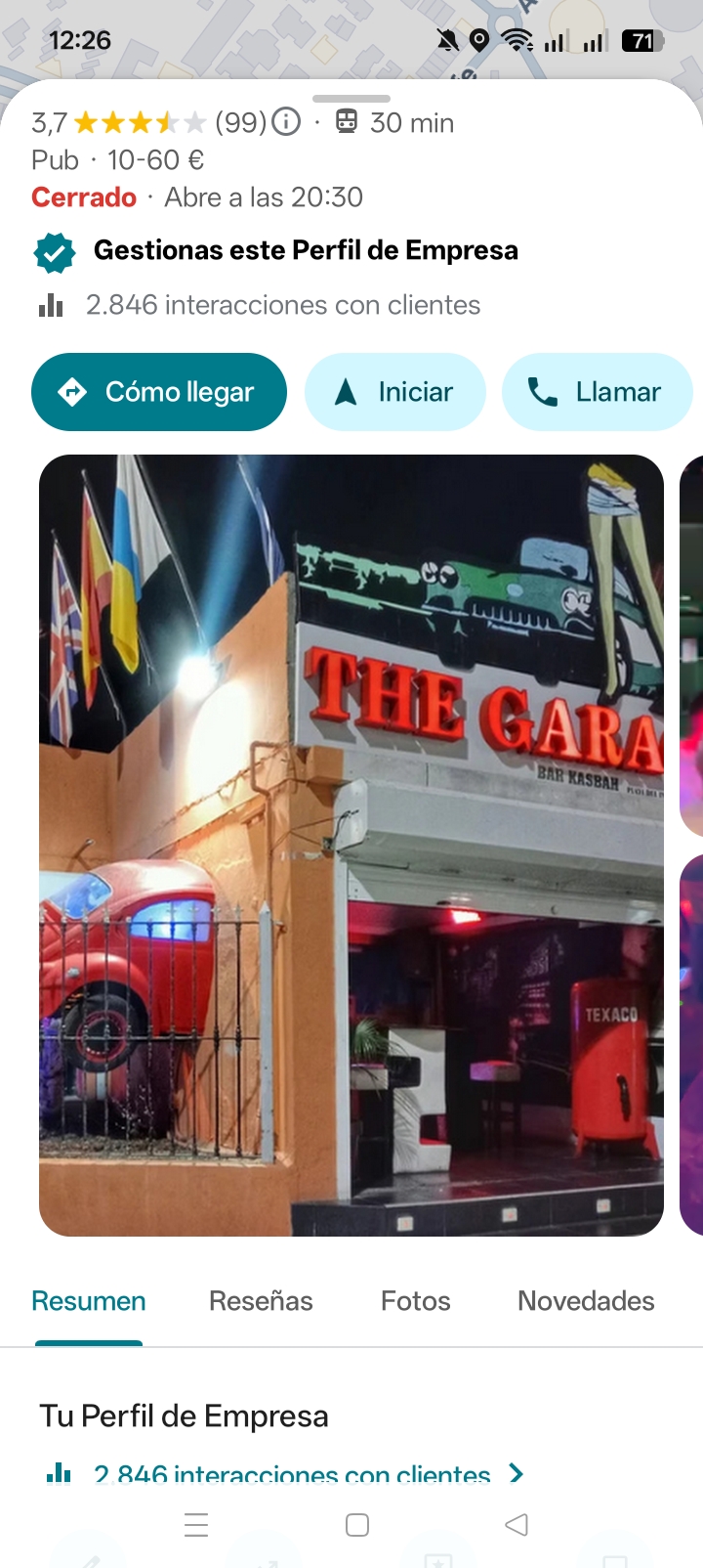 The Garage Gran Canaria — Pub en Playa del Inglés