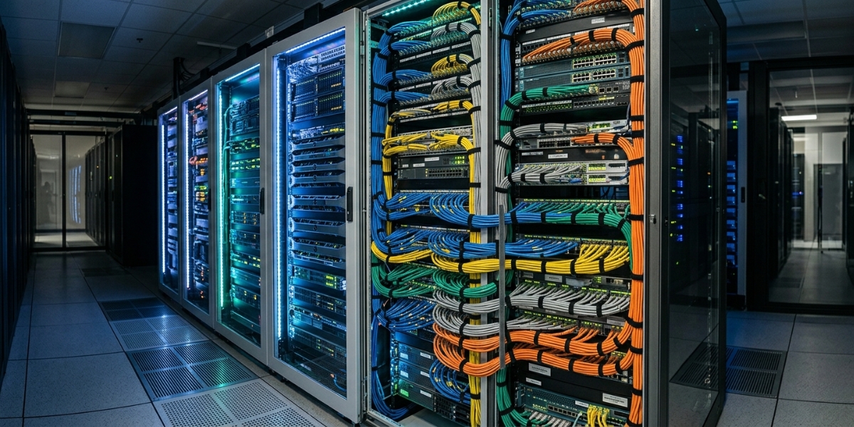 Hero pagina de Servicios IT Técnico informático trabajando con servidores en Gran Canaria